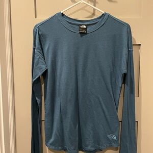 The North Face Teal Long Sleeve Tee